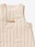 Customisable organic muslin sleeveless baby sleeping bag IN THE CLOUDS ecru 