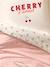 Duvet Cover & Pillowcase Set with Recycled Cotton, CHERRY STRIPES striped red 