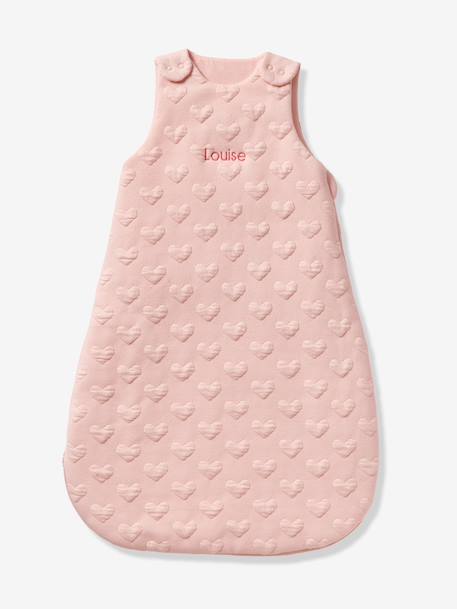 Baby Sleeping Bag, Jacquard beige+pale pink 