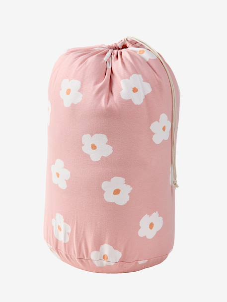 FLEURS CHAT sleeping bag printed pink 