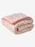 Floor mattress / Play mat in cotton muslin MON COEUR printed pink 