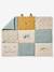 Floor mattress / Play mat in patchwork cotton muslin BAYOU multicoloured 