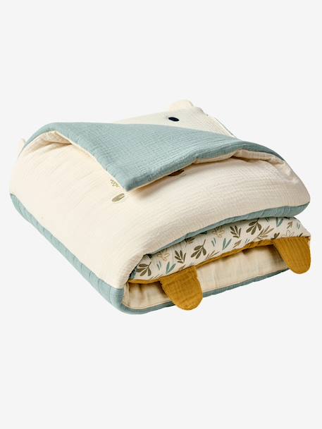 Floor mattress / Play mat in patchwork cotton muslin BAYOU multicoloured 