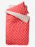 Duvet cover set + pillowcase MY HEART printed pink 