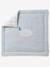 Cotton Muslin Blanket / Play Mat, IN THE CLOUDS striped blue 