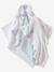Pack of 3 cotton muslin squares IN THE CLOUDS printed white 
