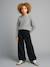 Fluffy Knit Christmas Jumper with Silvery Effect for Girls, JONEN silver 
