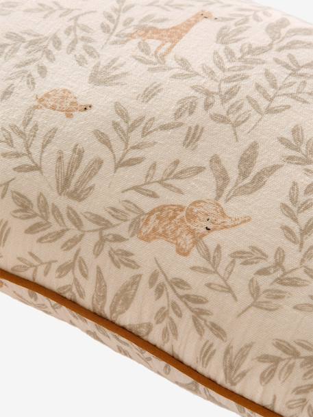 Pack of 2 BABYLON cushions in cotton gauze beige 