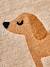 House-shaped rug sandy beige 