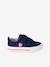 Boys' synthetic trainers with touch 'n' close fastening navy blue 