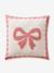 Scalloped-edge cushion ecru 