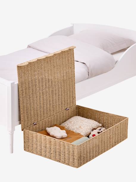 Underbed storage basket FESTON beige 