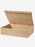 Underbed storage basket FESTON beige 