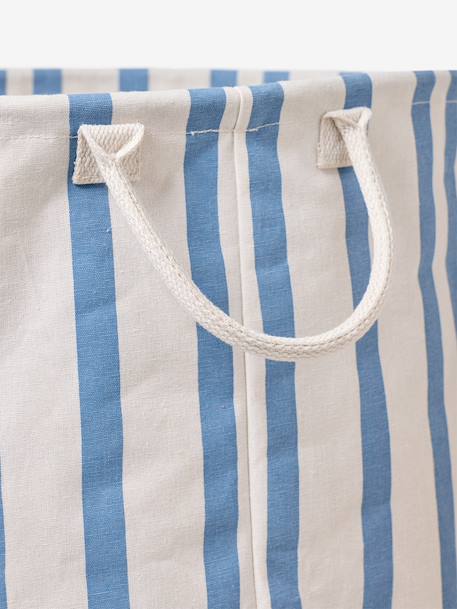 Pack of 2 storage baskets striped beige 