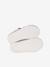 Girls' synthetic trainers with touch 'n' close fastening sage green 