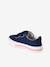 Boys' synthetic trainers with touch 'n' close fastening navy blue 
