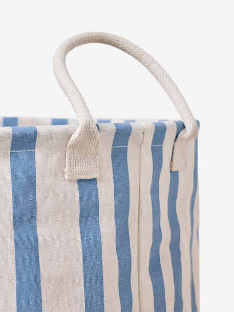 Pack of 2 storage baskets striped beige 