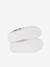 Trainers with Leather Hook-&-Loop Straps for Children ecru+set white 