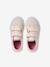 Girl's synthetic trainers printed beige 