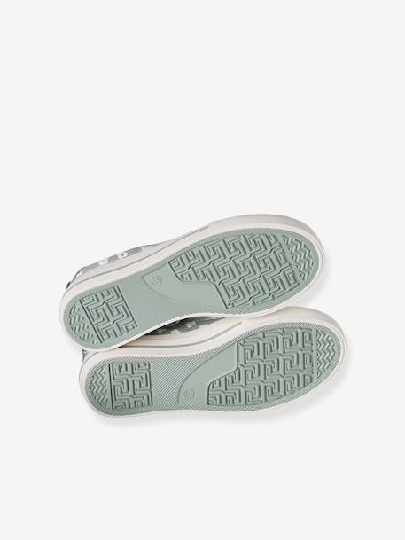 Trainers in Fancy Fabric, for Girls blush+printed green 
