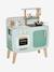 Wooden Design Kitchen - FSC®100 Certified caramel+Light Blue 