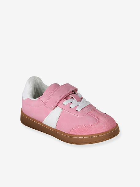 Trainers with Hook-&-Loop Fasteners & Elasticated Laces for Children, Designed for Autonomy rose+set pink 