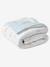 Cotton Muslin Blanket / Play Mat, IN THE CLOUDS striped blue 