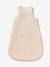 Customisable organic muslin sleeveless baby sleeping bag IN THE CLOUDS ecru 
