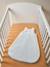 Sleeping Bag in Cotton Muslin for Babies, IN THE CLOUDS striped blue 