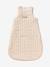 Customisable organic muslin sleeveless baby sleeping bag IN THE CLOUDS ecru 