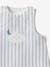 Sleeping Bag in Cotton Muslin for Babies, IN THE CLOUDS striped blue 