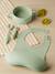 Mealtime set green+rose 