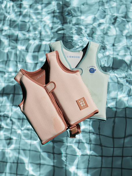 Striped buoyancy aid striped green+striped pink 