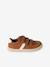 Synthetic Trainers with Hook-&-Loop Fasteners for Boys brown 