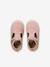 Soft Leather Pram Shoes for Babies, Designed for Crawling gold+rose 