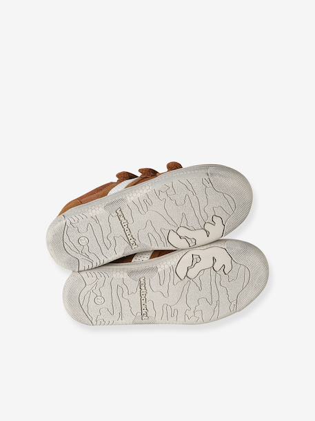 Synthetic Trainers with Hook-&-Loop Fasteners for Boys brown 
