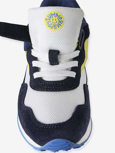 Synthetic Trainers for Children set blue 