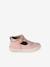 Soft Leather Pram Shoes for Babies, Designed for Crawling gold+rose 
