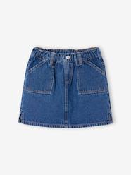 Girls-Girls' denim skirt
