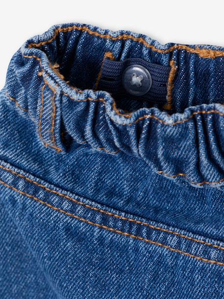 Girls' denim skirt light blue+medium blue 