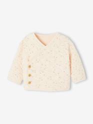 Baby-Wrap-Over Cardigan with Front Opening for Newborn Babies