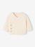 Wrap-Over Cardigan with Front Opening for Newborn Babies anthracite+marl beige+vanilla 