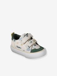 Shoes-Baby Footwear-Baby Boy Walking-Trainers-Fabric Trainers with Hook-&-Loop Straps