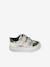 Fabric Trainers with Hook-&-Loop Straps khaki+navy blue+printed beige+set beige 