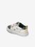 Fabric Trainers with Hook-&-Loop Straps khaki+navy blue+printed beige+set beige 