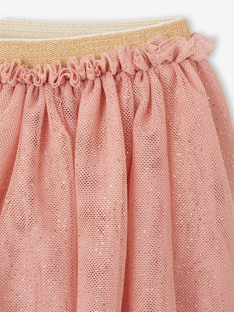 Occasion Wear Tulle Skirt for Babies blush+white 