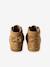 Lace-Up Soft Leather Boots for Babies, Designed for First Steps 6509+camel+iridescent beige 