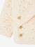 Wrap-Over Cardigan with Front Opening for Newborn Babies anthracite+marl beige+vanilla 