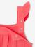 Baby girl's sleepsuit in cotton gauze raspberry pink 