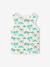 Tropical Print Tank Top for Boys printed white 